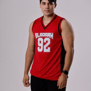 regata-basqueteira-m-gladark-92-vermelha-preta-frente
