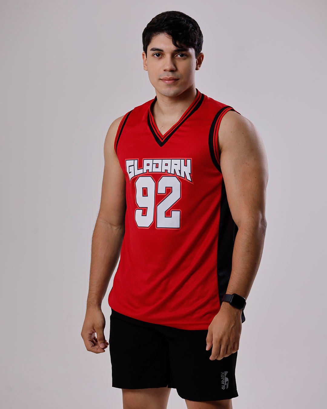 regata-basqueteira-m-gladark-92-vermelha-preta-frente