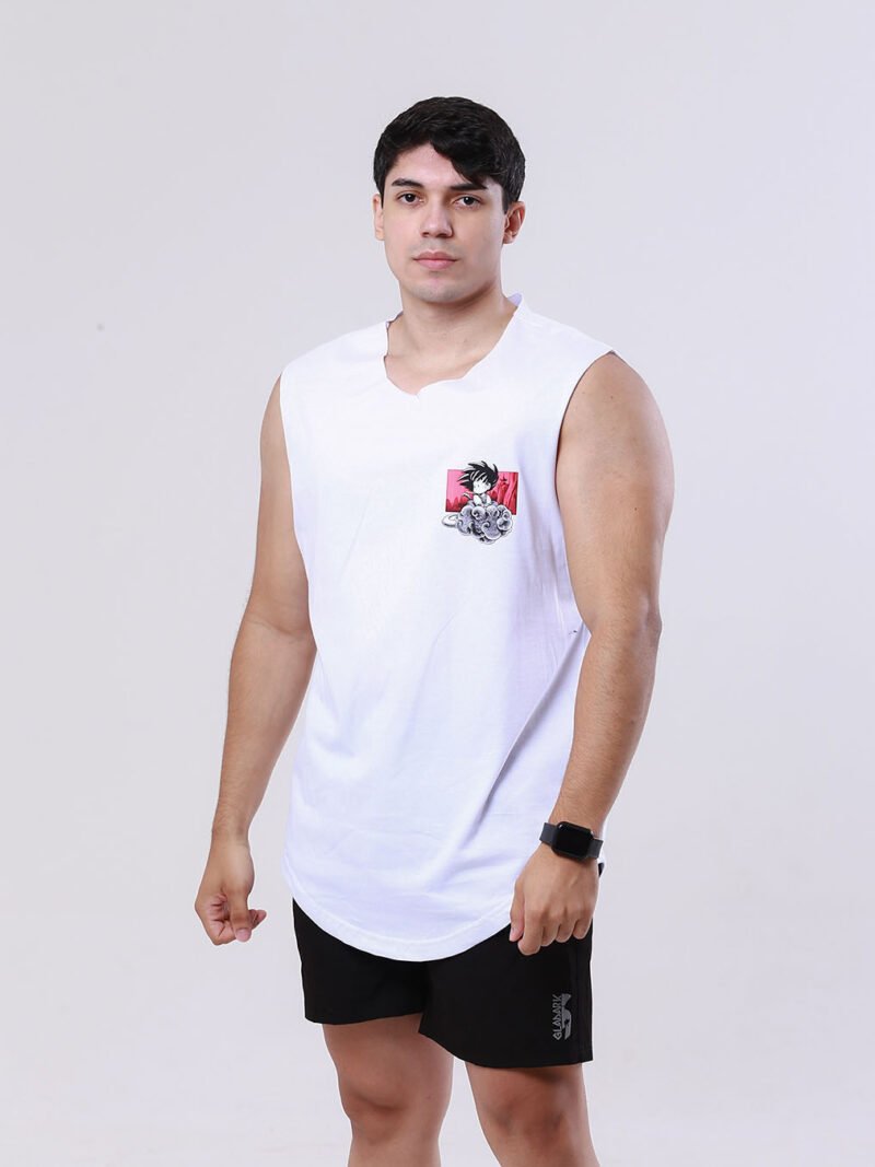 Goku Nuvem Voadora - Regata Estampada Modelo Unissex