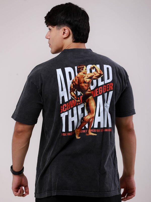 Camiseta Oversized Arnold The Oak Masculina Gladark em Algodão Vintage – Edição Limitada