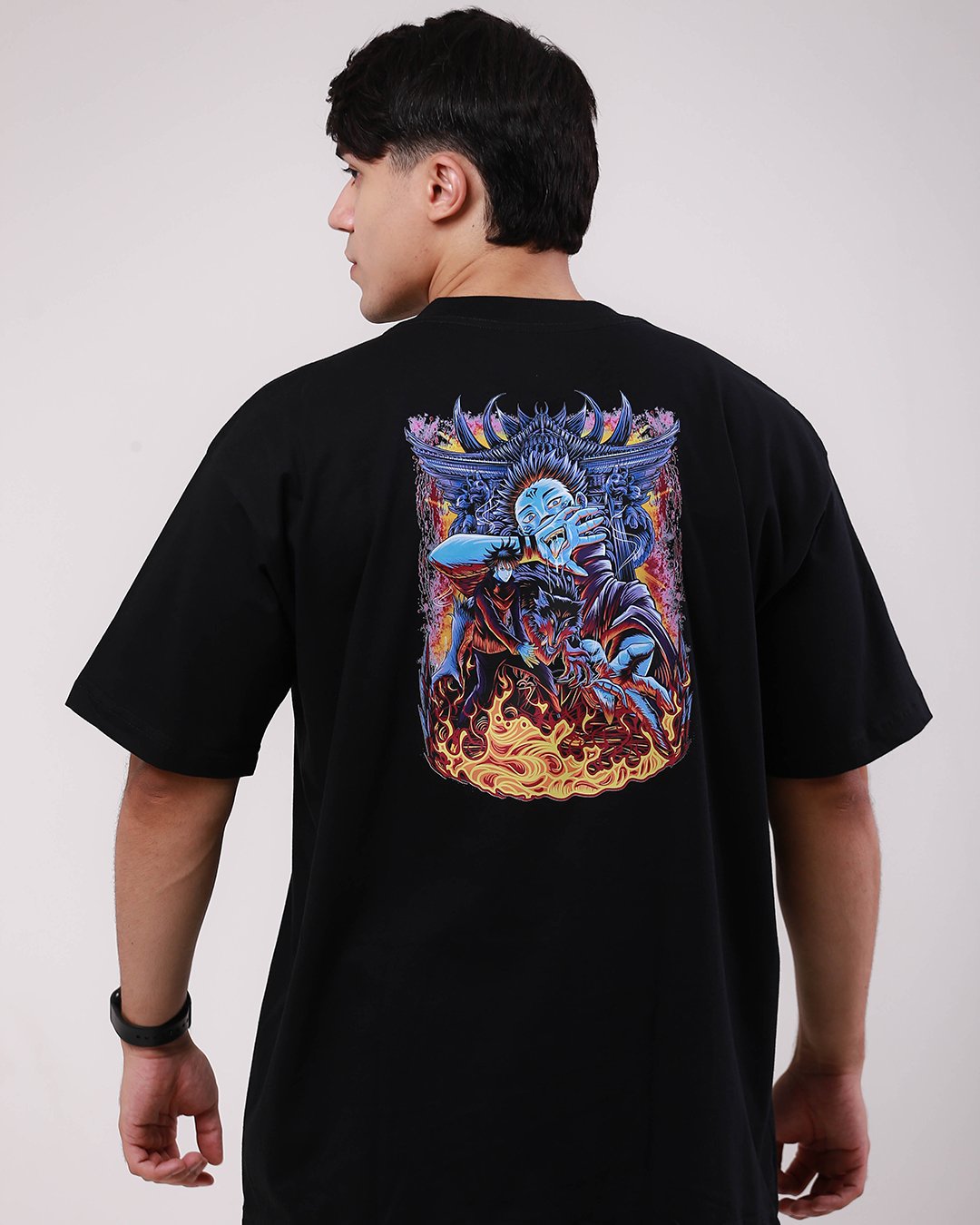 camiseta-sukuna-jujutsu-kaisen-oversized-preta-costas