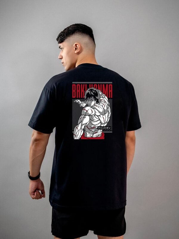 Camiseta Baki Hanma 3 Oversized