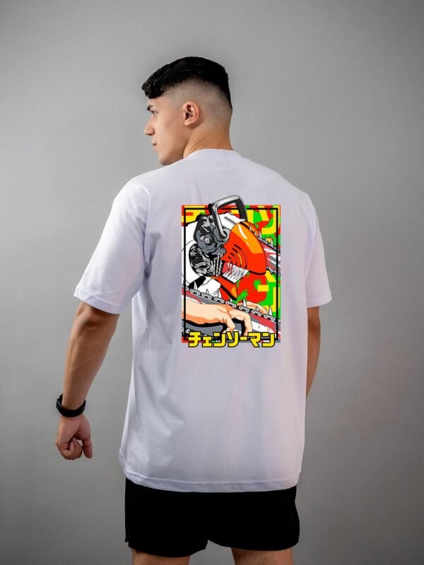 Camiseta Chainsaw Man Denji Rage Oversized