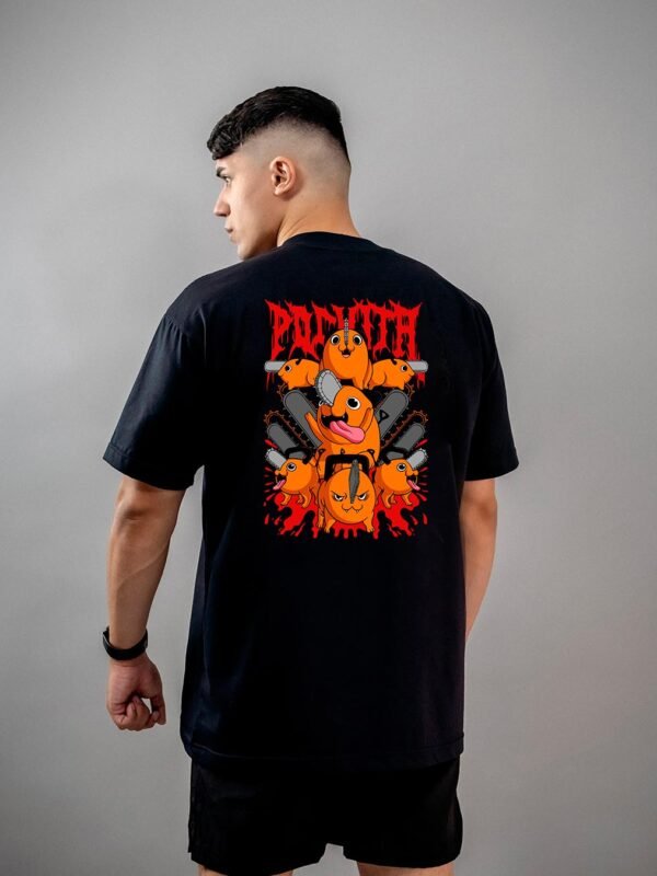 Camiseta Chainsaw Man Pochita Vibes Oversized