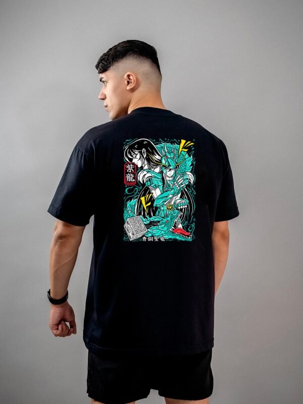 Camiseta Os Cavaleiros do Zodíaco Shiryu 1 Oversized