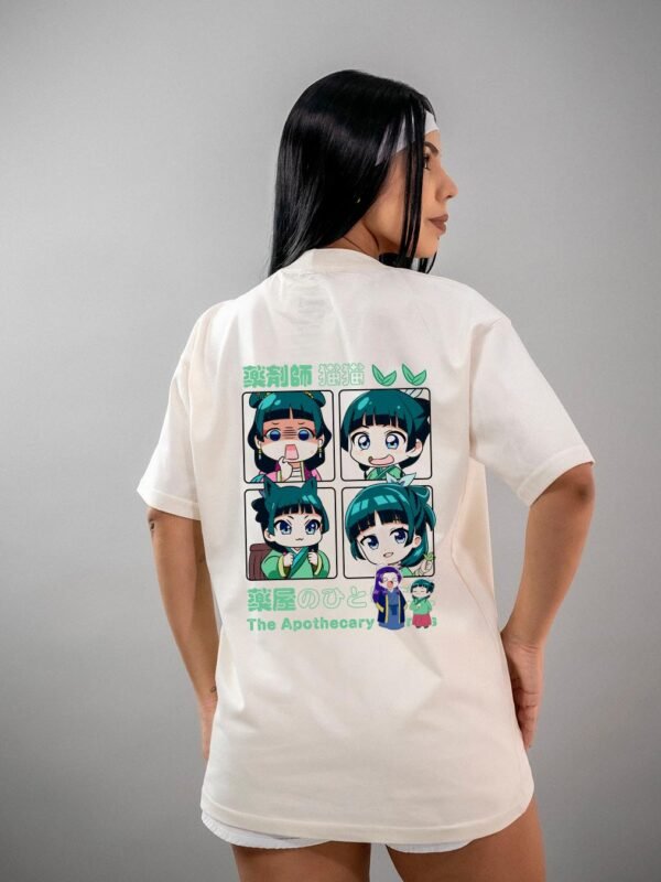 Camiseta Diários de uma Apotecária Maomao Chibi Oversized