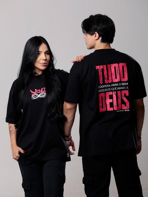 Camiseta Cristã | Romanos 8:28 Oversized