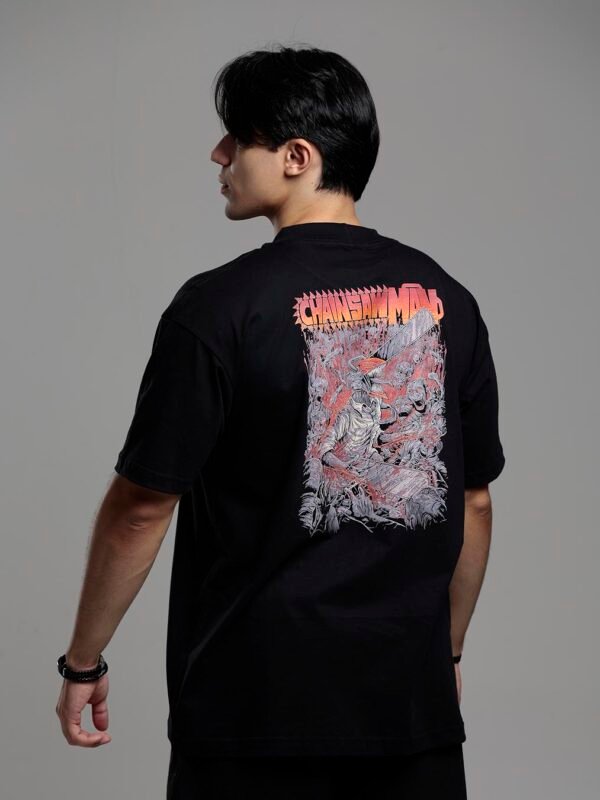 Camiseta Chainsaw Man | Denji Zombies Oversized