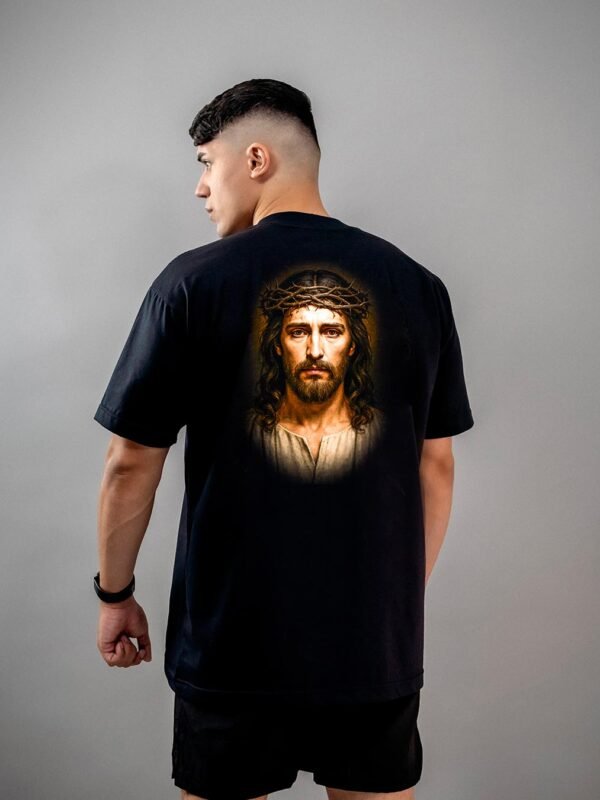 Camiseta Cristã | Rosto de Jesus Cristo Oversized