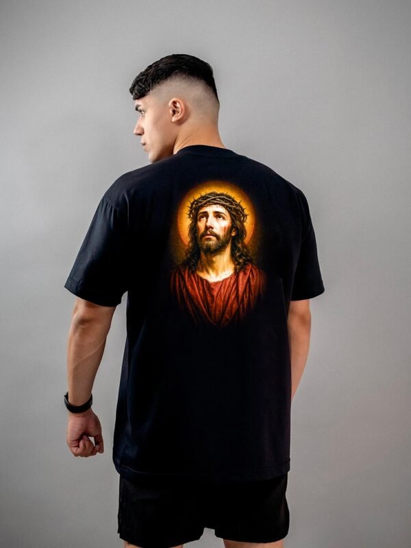 Camiseta Cristã | Jesus Olhando para o Pai Oversized