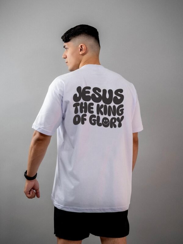 Camiseta Cristã | Jesus The King Of Glory Oversized