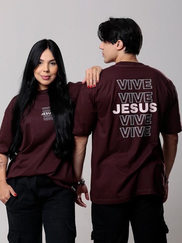 Camiseta Cristã | Jesus Vive Oversized