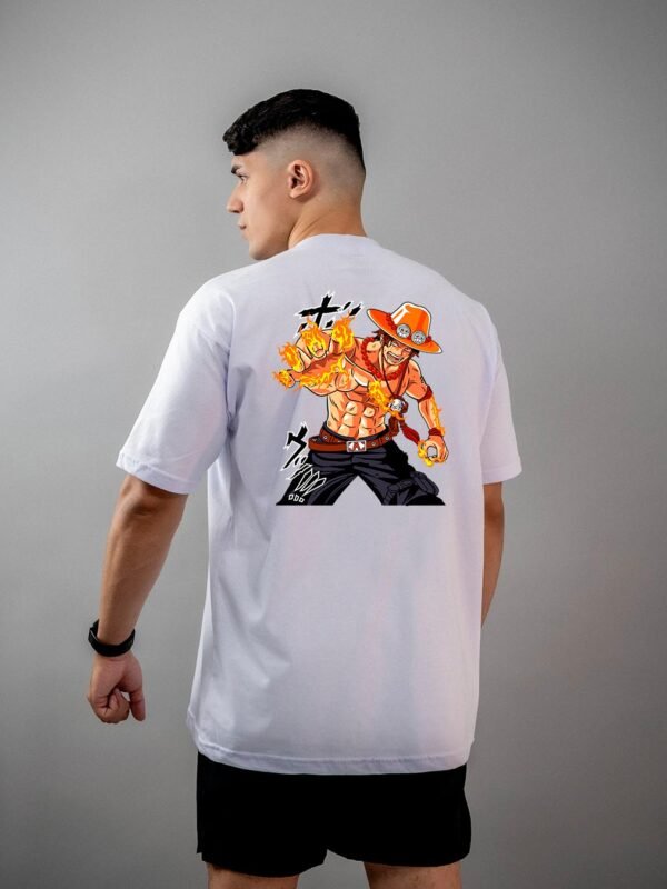 Camiseta One Piece | Portugas D. Ace 1 Oversized