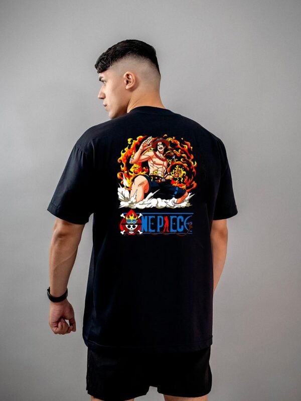 Camiseta One Piece | Portugas D. Ace 2 Oversized