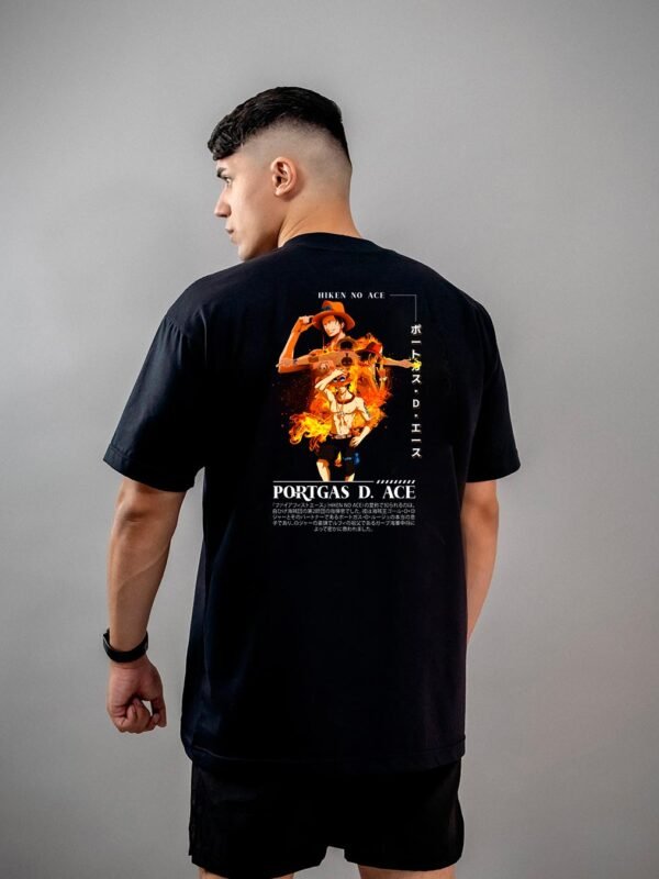 Camiseta One Piece | Portugas D. Ace 2 Oversized
