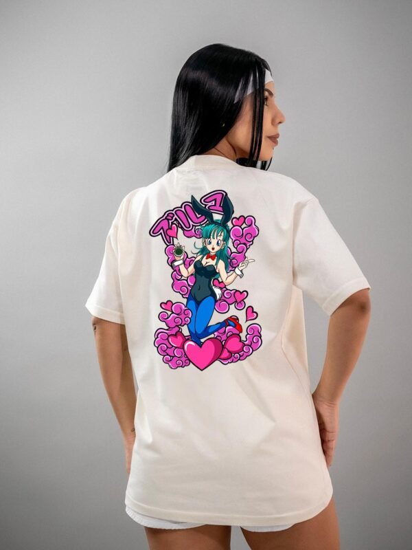 Camiseta Dragon Ball Bulma Bunny Oversized