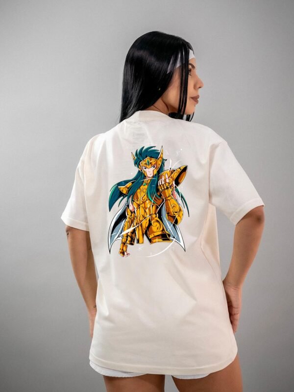 Camiseta Os Cavaleiros do Zodíaco Camus de Aquário Oversized