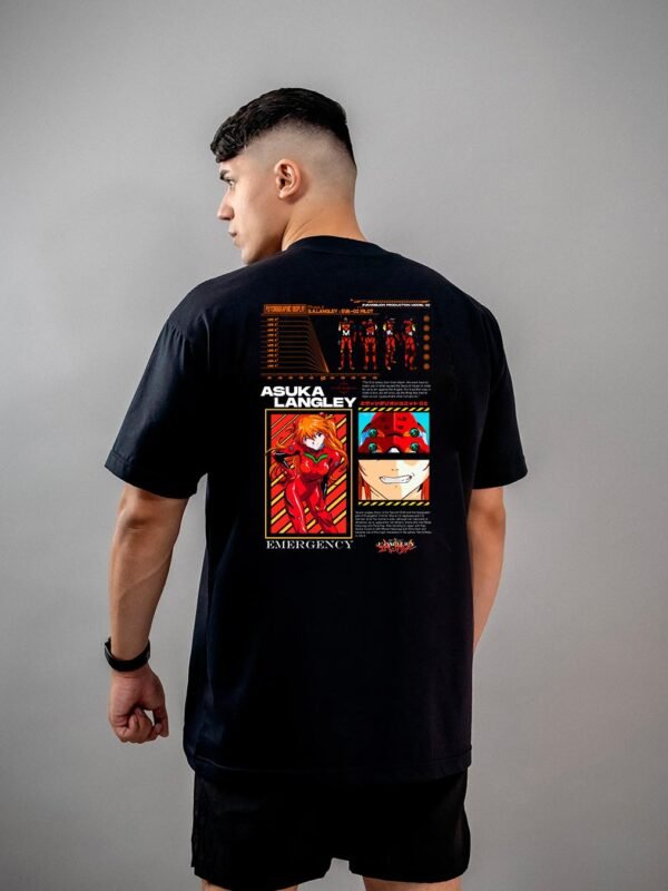 Camiseta Neon Genesis Evangelion | Asuka Langley Emergency Oversized