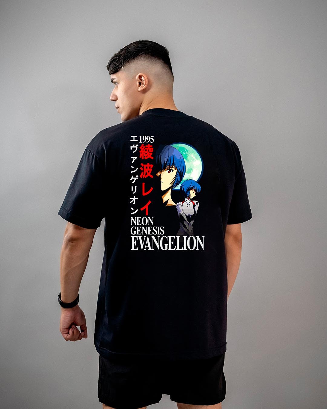 Camiseta Neon Genesis Evangelion | Rei Ayanami 1995 Oversized