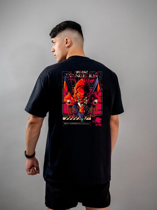 Camiseta Neon Genesis Evangelion | EVA Unidade-02 Oversized