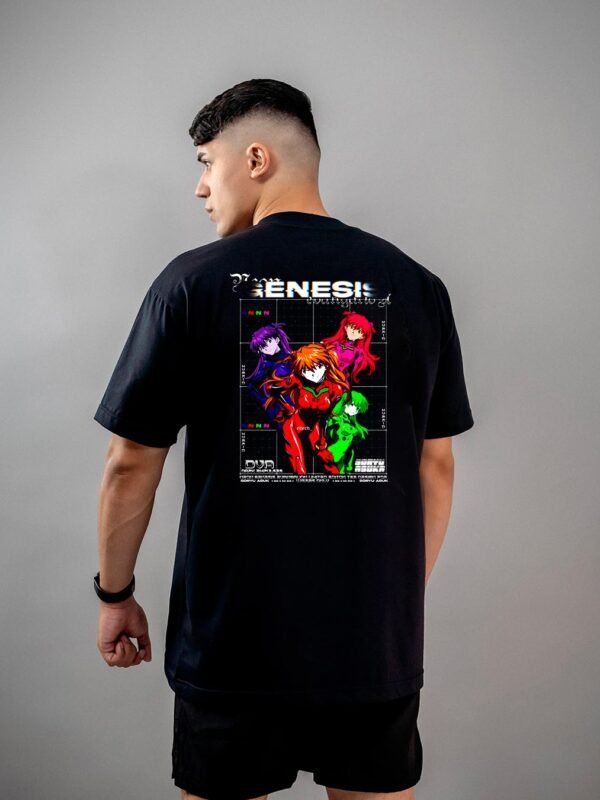 Camiseta Neon Genesis Evangelion | Asuka Langley Neon Vibes Oversized