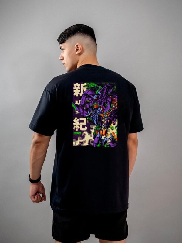 Camiseta Neon Genesis Evangelion | Unidade-01 Senpai Oversized
