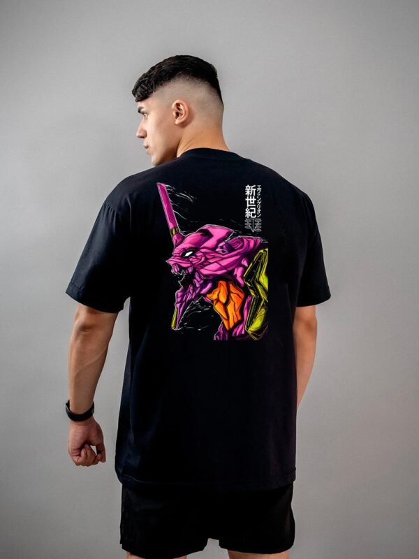 Camiseta Neon Genesis Evangelion | 01 Pink Rage Oversized