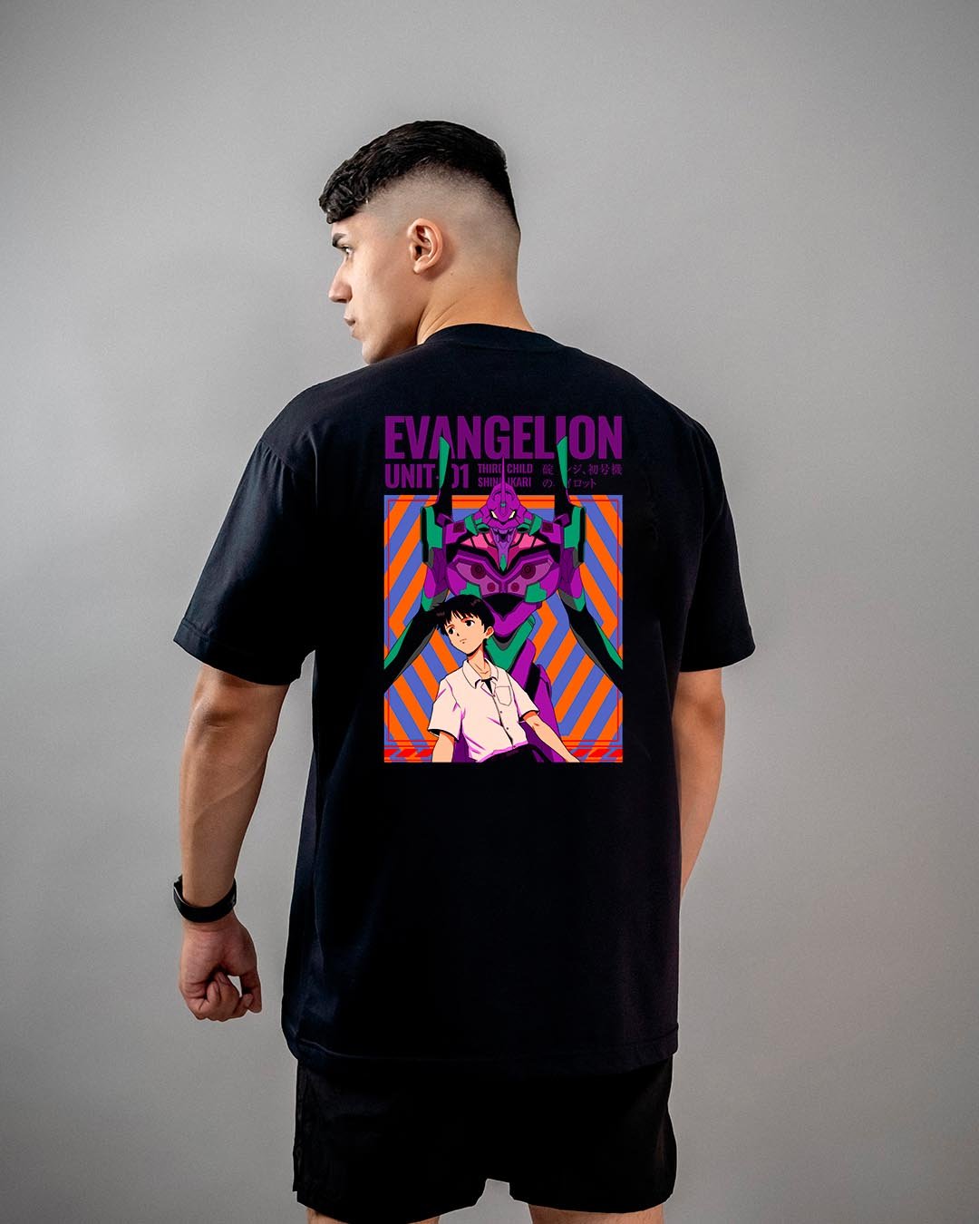 Camiseta Neon Genesis Evangelion | Shinji Ikari Third Child Oversized