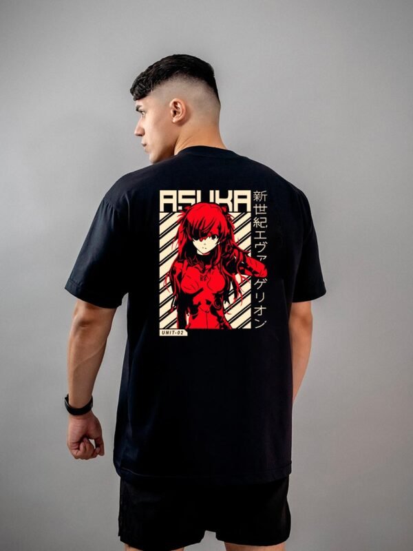Camiseta Neon Genesis Evangelion | Asuka Unit-02 Oversized