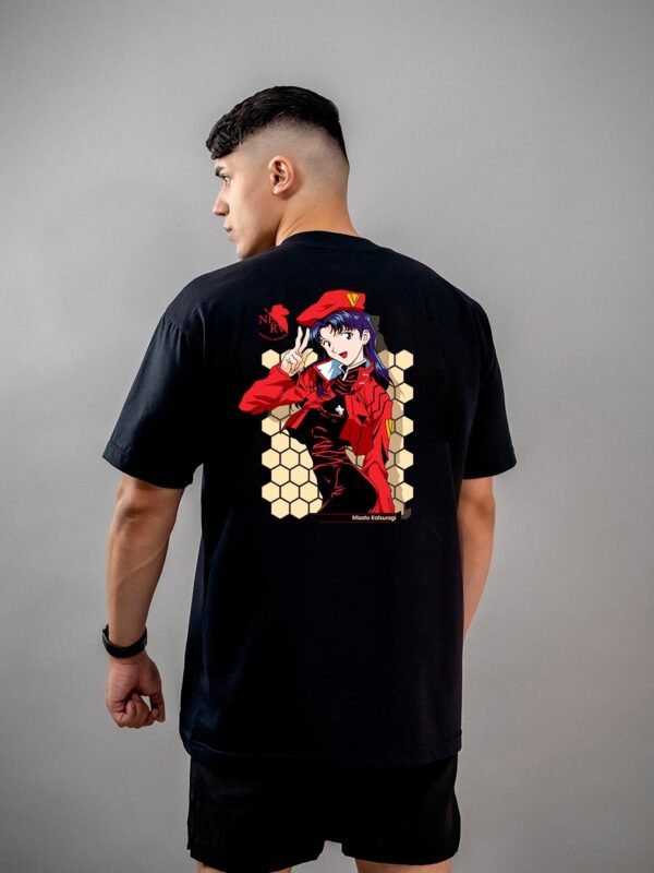 Camiseta Neon Genesis Evangelion | Misato Katsuragi Nerv Oversized