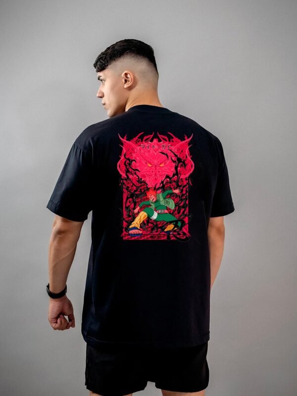 Camiseta Naruto | Maito Gai 8 Portões Oversized