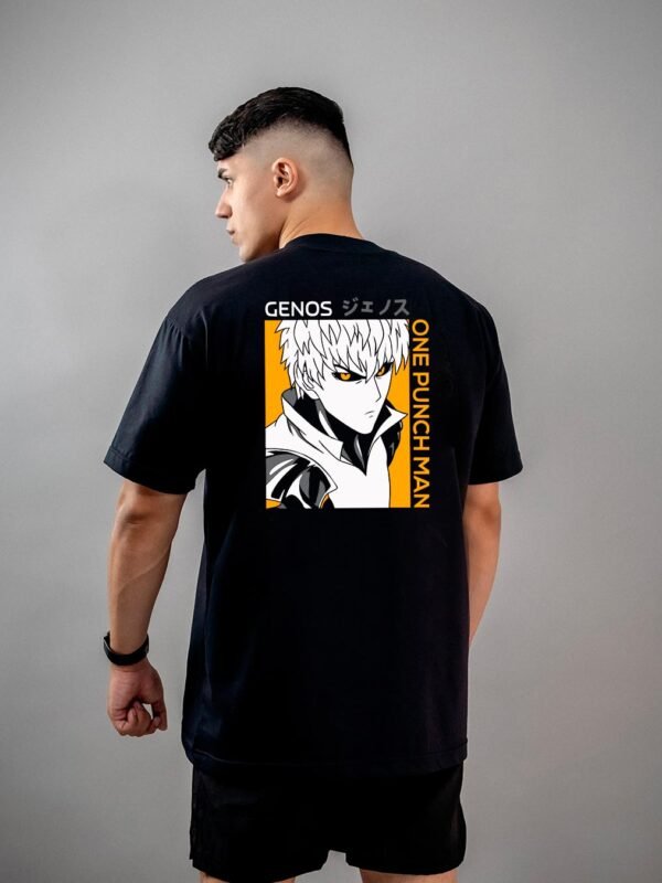 Camiseta One Punch Man | Genos Demon Cyborg Oversized
