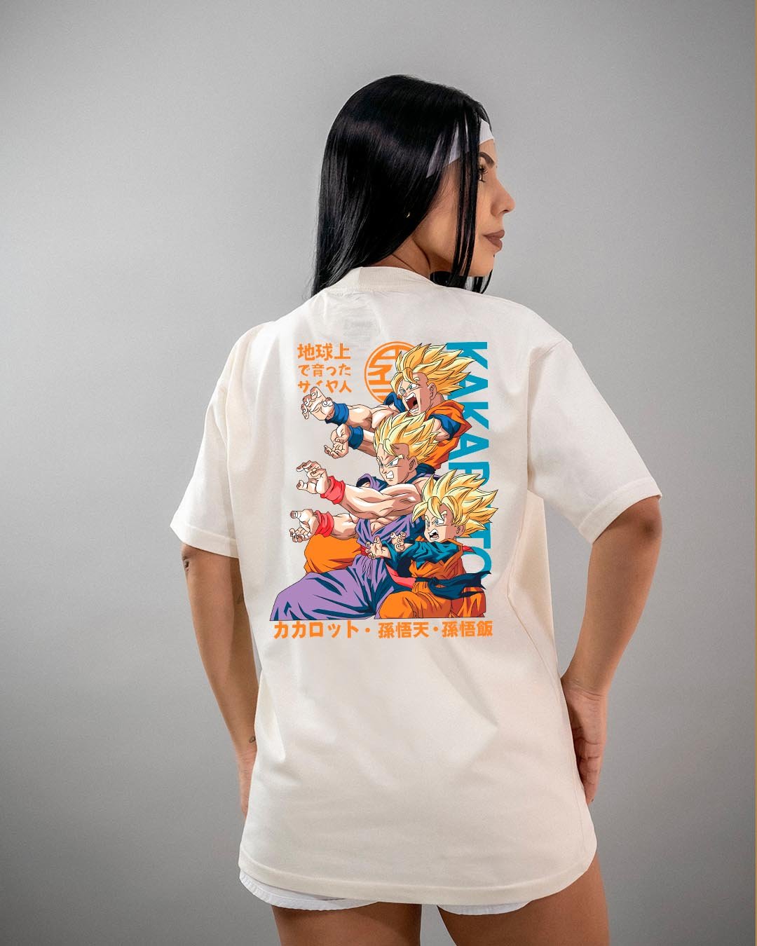 Camiseta Dragon Ball Z | Family Kamehameha Oversized