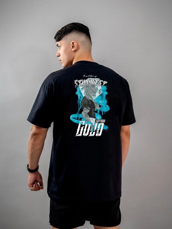 Camiseta Jujutsu Kaisen Gojo Strongest Oversized