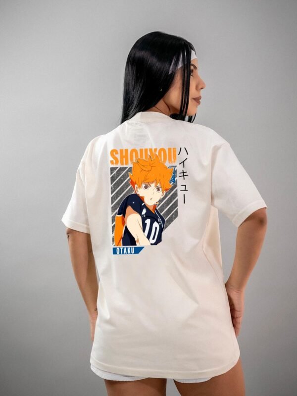 Camiseta Haikyuu!! Shoyo Hinata Otaku 2 Oversized