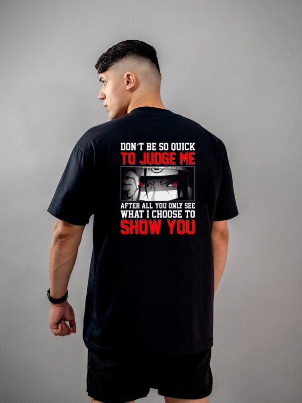 Camiseta Naruto | Uchiha Itachi Show You Oversized