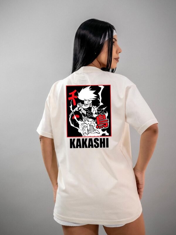 Camiseta Naruto | Kakashi Raikiri Oversized