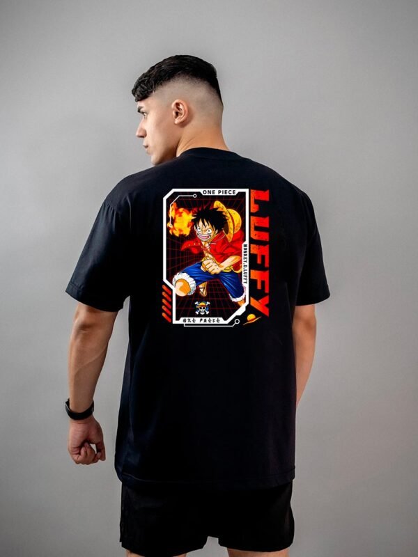 Camiseta One Piece | Monkey D. Luffy Fire Fist Oversized