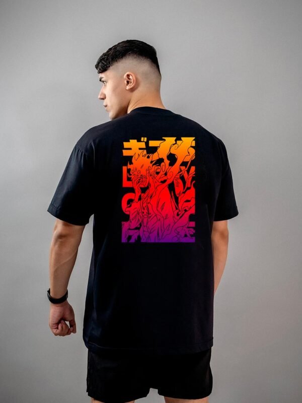 Camiseta One Piece | Monkey D. Luffy Gradient Oversized