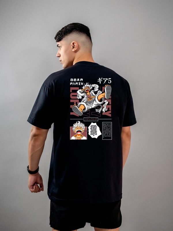 Camiseta One Piece | Monkey D. Luffy Gear 5 Art Oversized