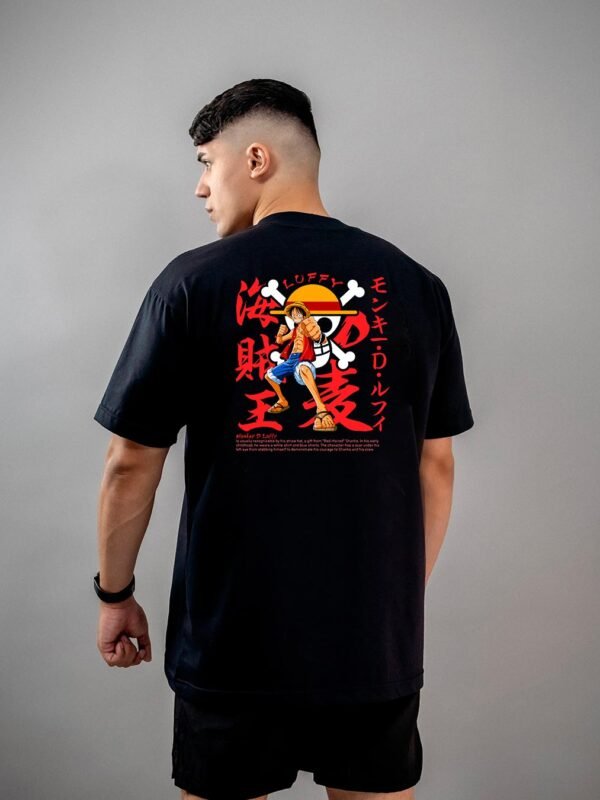 Camiseta One Piece | Monkey D. Luffy Red Oversized