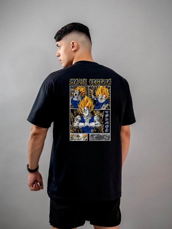 Camiseta Dragon Ball Z Majin Vegeta Oversized