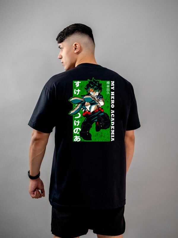 Camiseta My Hero Academia | Midoriya Delaware Smash Oversized