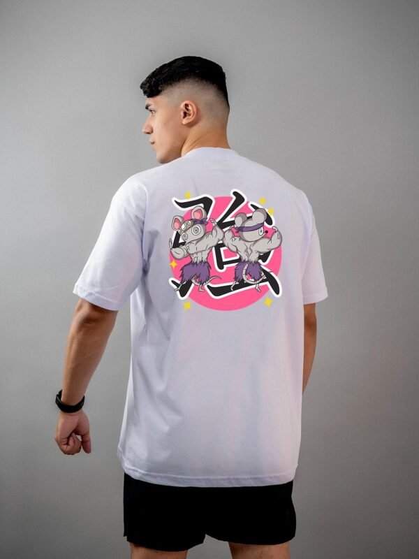 Camiseta Demon Slayer Ninju Muki Muki Oversized