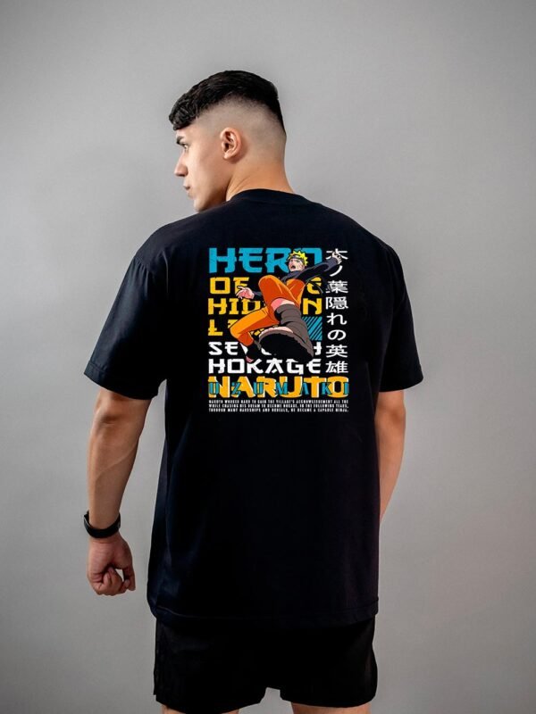 Camiseta Naruto | Naruto Uzumaki Hero Oversized