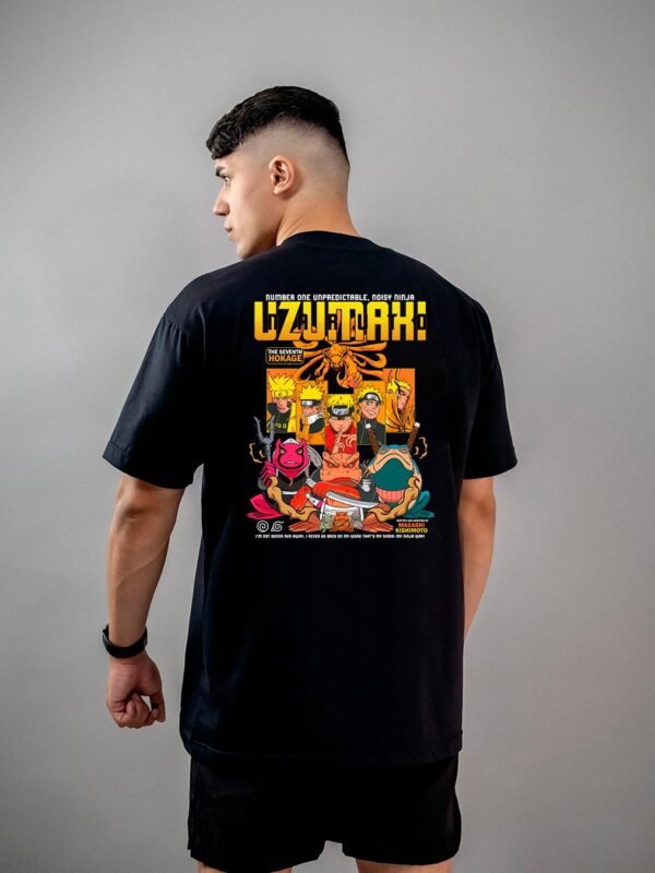 Camiseta Naruto | Naruto Uzumaki Sétimo Hokage Oversized