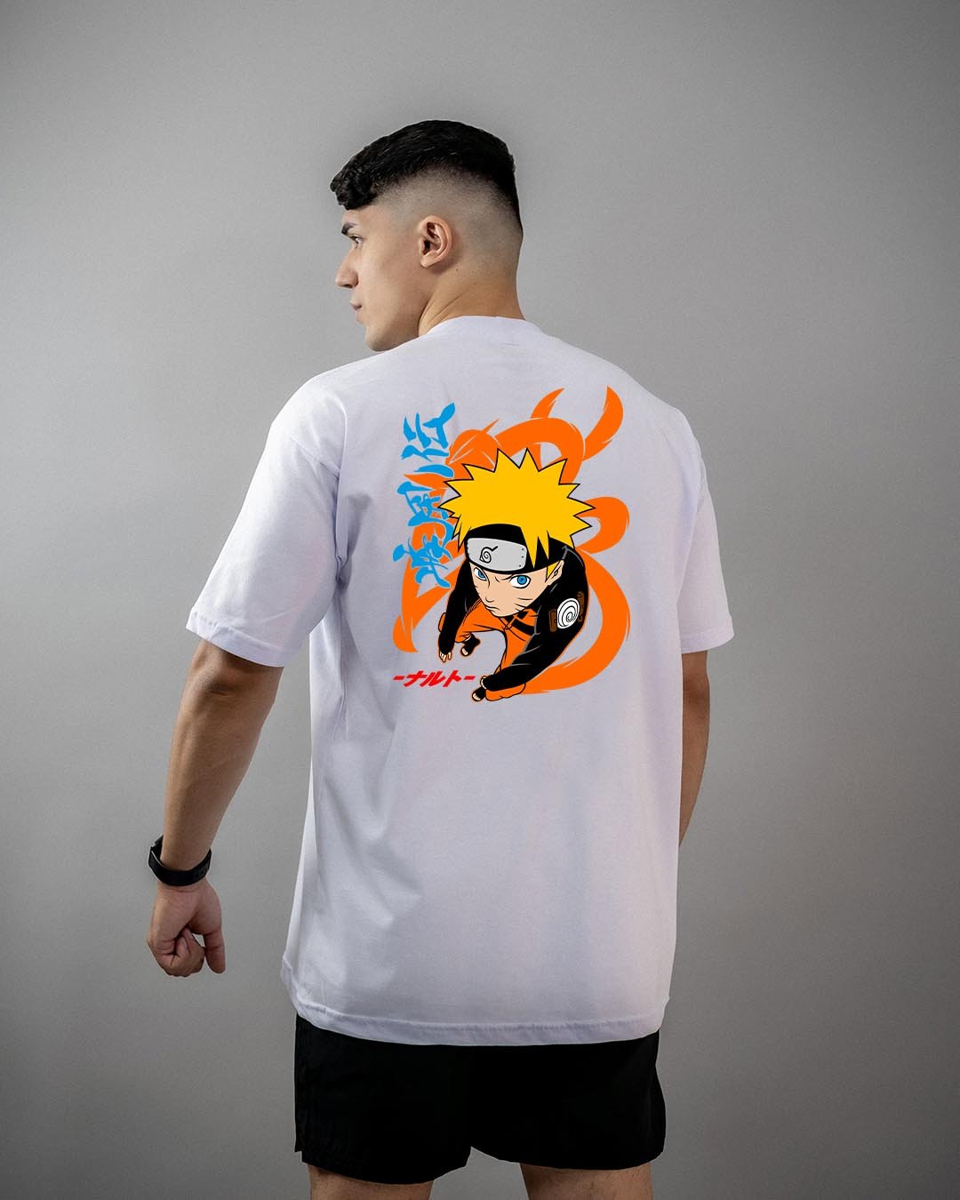 Camiseta Naruto | Naruto Uzumaki 9 Caudas Oversized