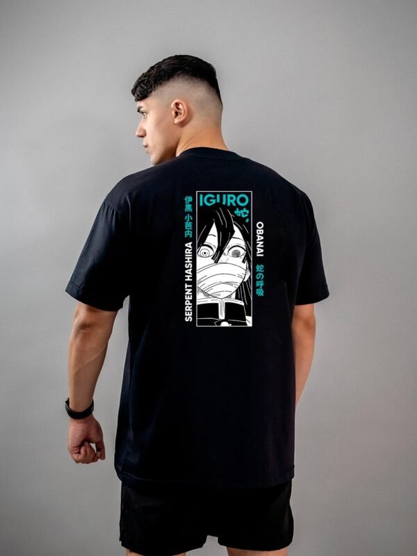 Camiseta Demon Slayer Obanai Iguro 1 Oversized