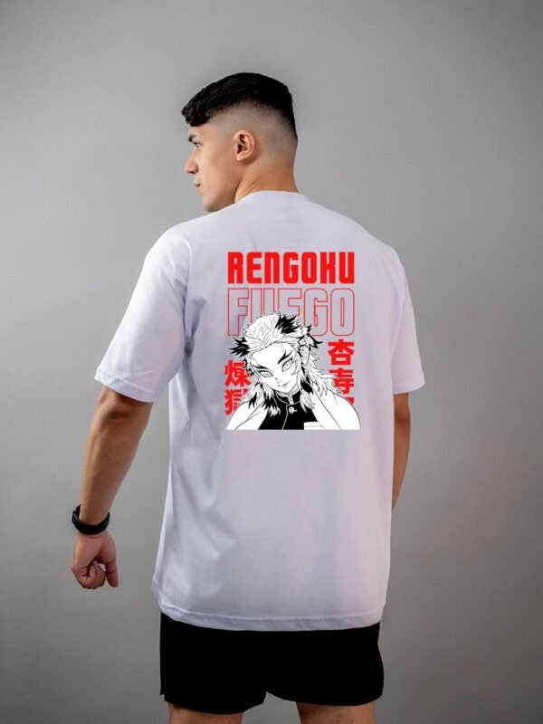 Camiseta Demon Slayer Kyojuro Rengoku 2 Oversized