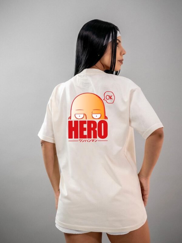 Camiseta One Punch Man | Saitama Hero OK Oversized